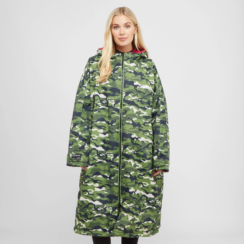 Regatta Adults Waterproof Robe in Cactus Camouflage
