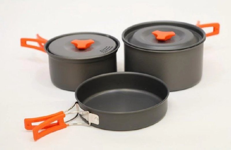 Vango Hard Anodised 2 Person Cook Kit - Grey