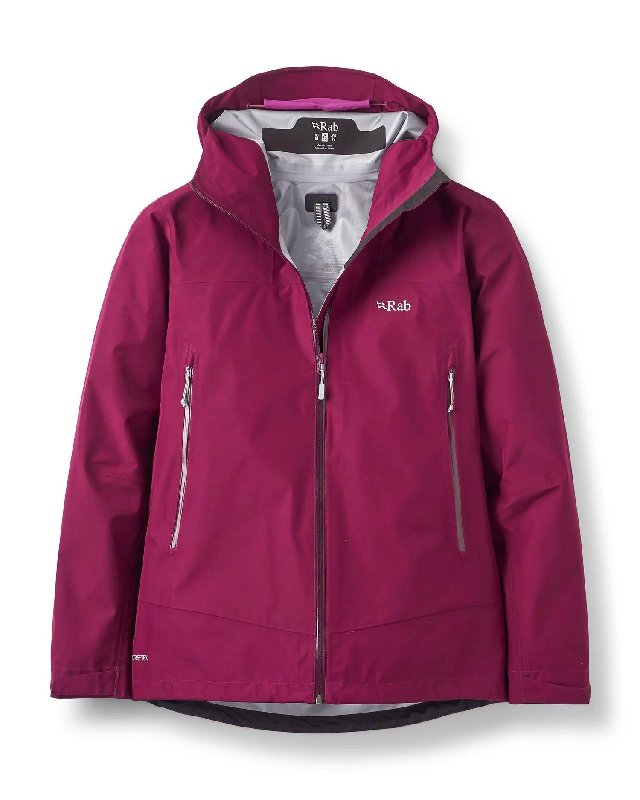 Rab Women's Namche GORE-TEX Waterproof Jacket in Purple