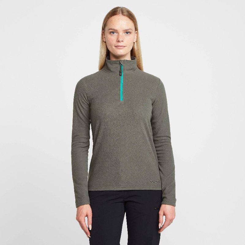 Peter Storm Women's Bracken Half Zip Fleece, 160gm Recycled Polyester