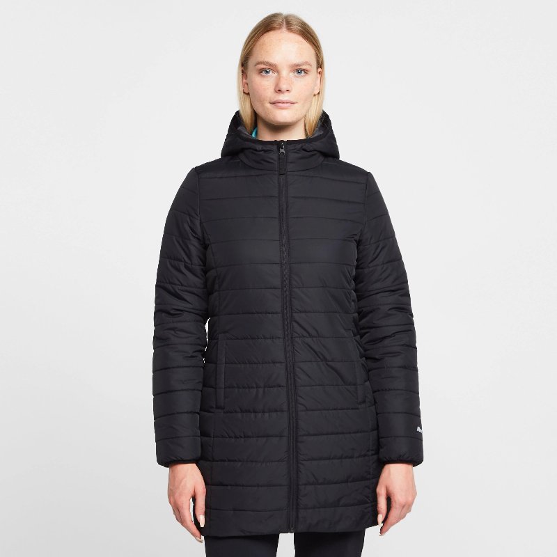 Peter Storm Women's Blisco II Hooded Longline Jacket in Black