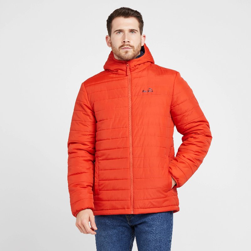 Peter Storm Men's Blisco II Hooded Jacket in Orange
