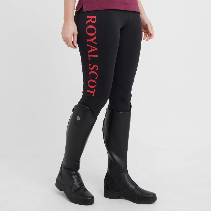Royal Scot Women's Amelia Full Seat Riding Tights in Black
