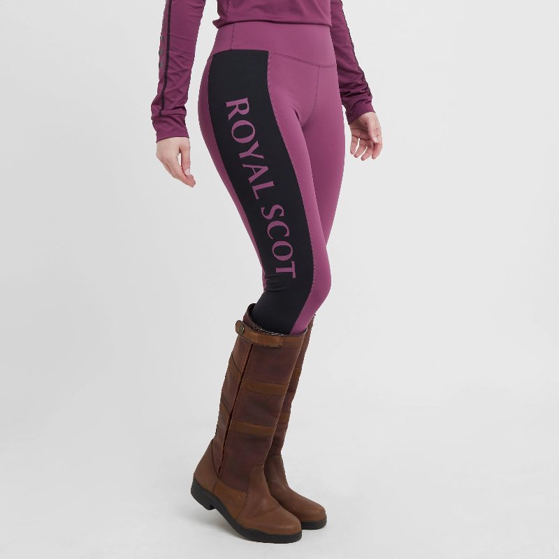 Royal Scot Women's Amelia Full Seat Grip Riding Tights in Wine