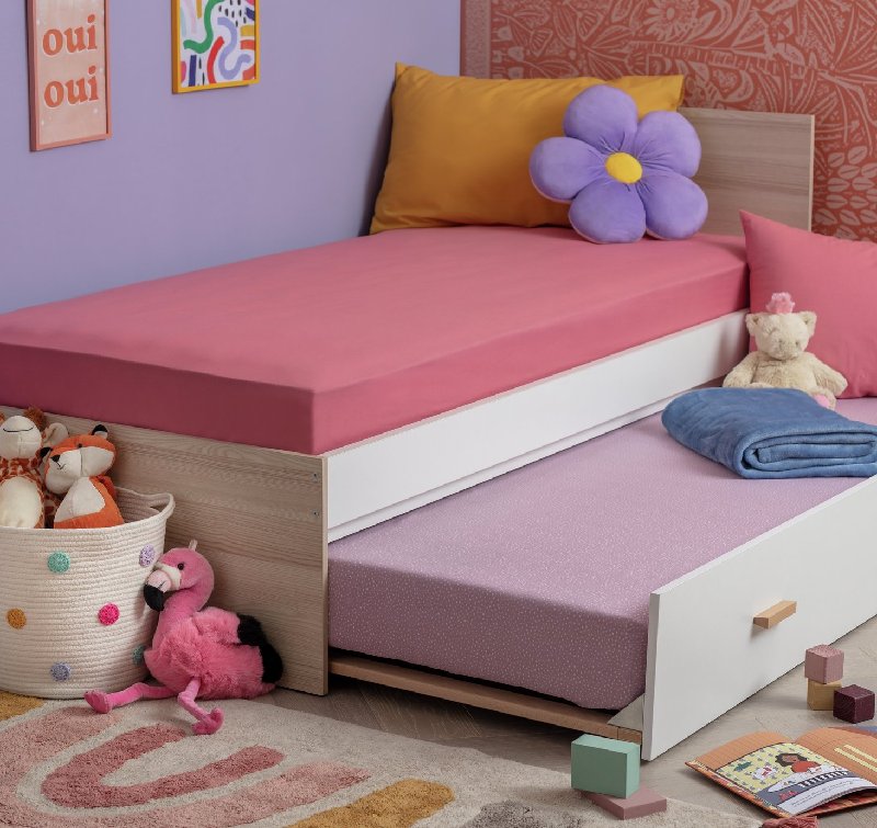 Habitat Kids Enchanted Pink 2 Pack Fitted Sheet - Single (190 x 90 cm)