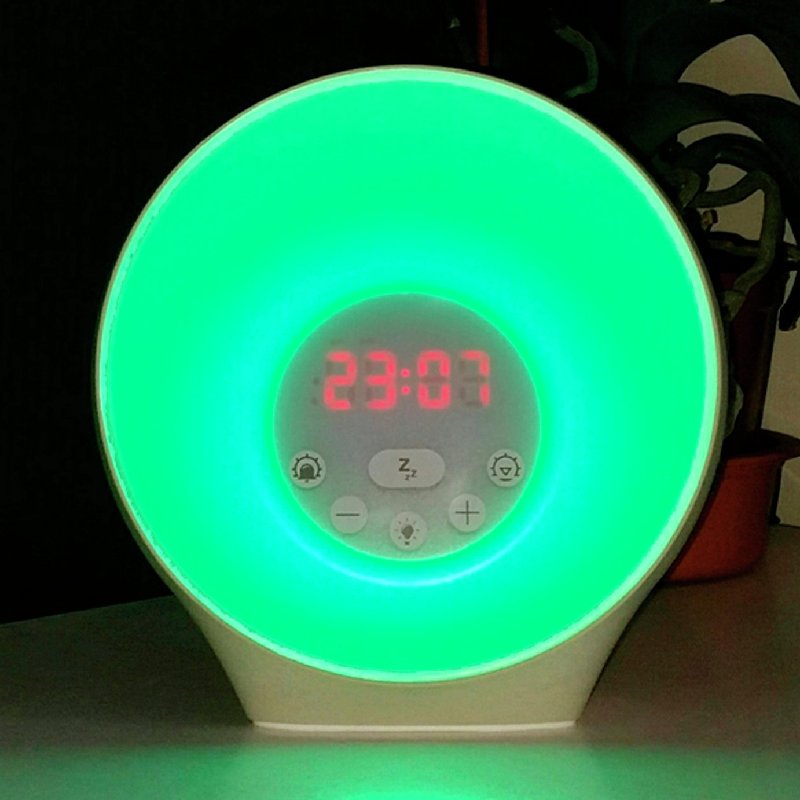 Lumie Sunrise Alarm Clock with 30-Minute Sunrise and Sunset Simulation