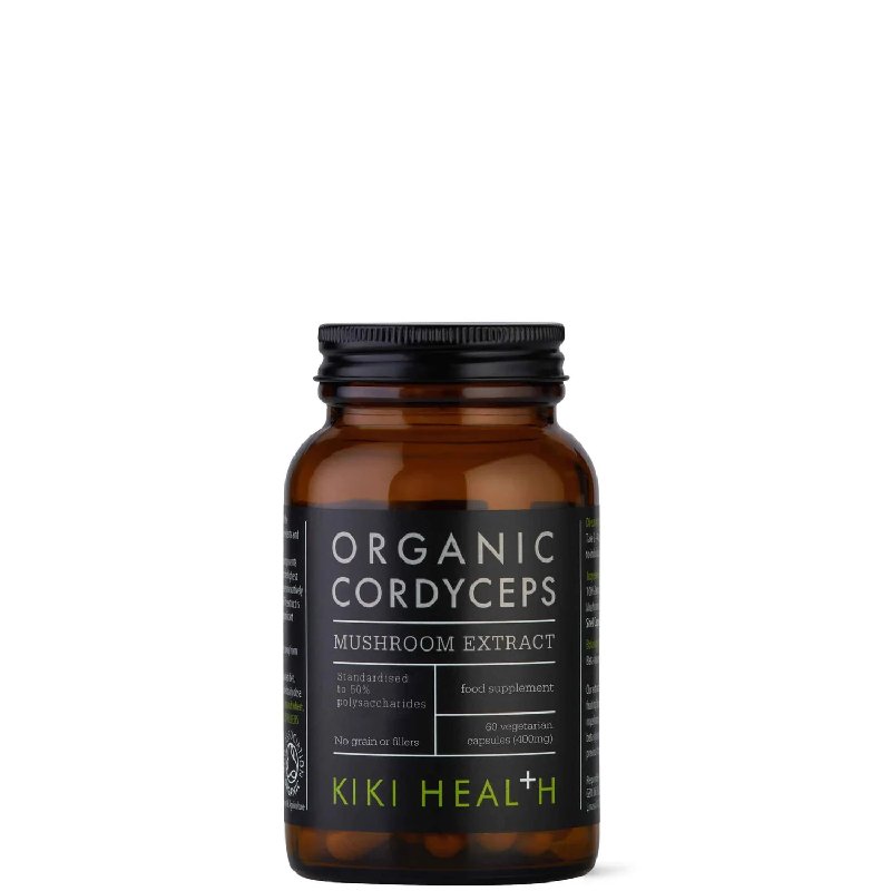 KIKI Health Organic Cordyceps Extract Mushroom 60 Vegicaps
