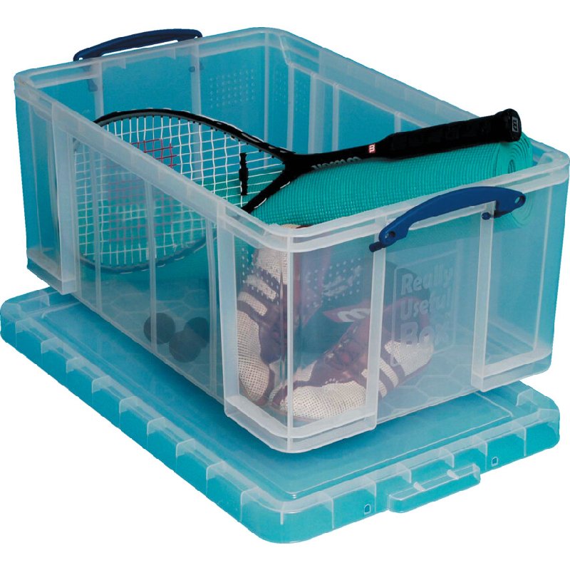 Really Useful 64 Litre Clear Plastic Storage Box