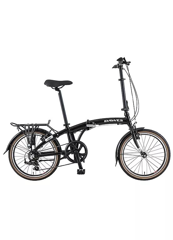 Dawes Jack Black Adult Folding Bike with 20 Inch Wheels