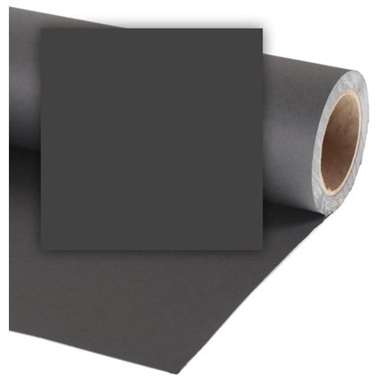 Colorama 3.55m x 30m Black Paper Background Roll LL CO468