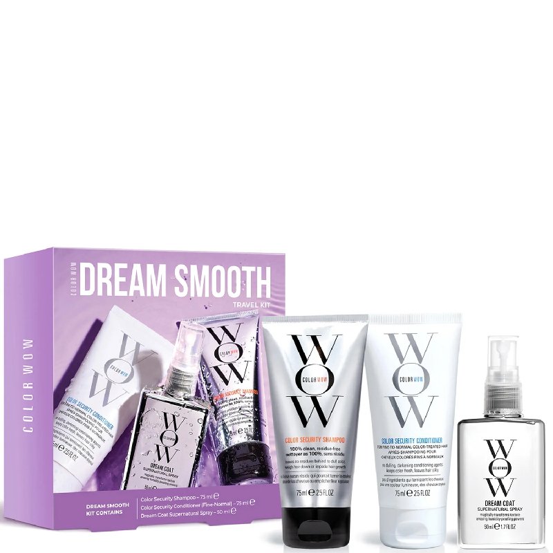Color WOW Dream Smooth Kit with Shampoo, Conditioner and Spray