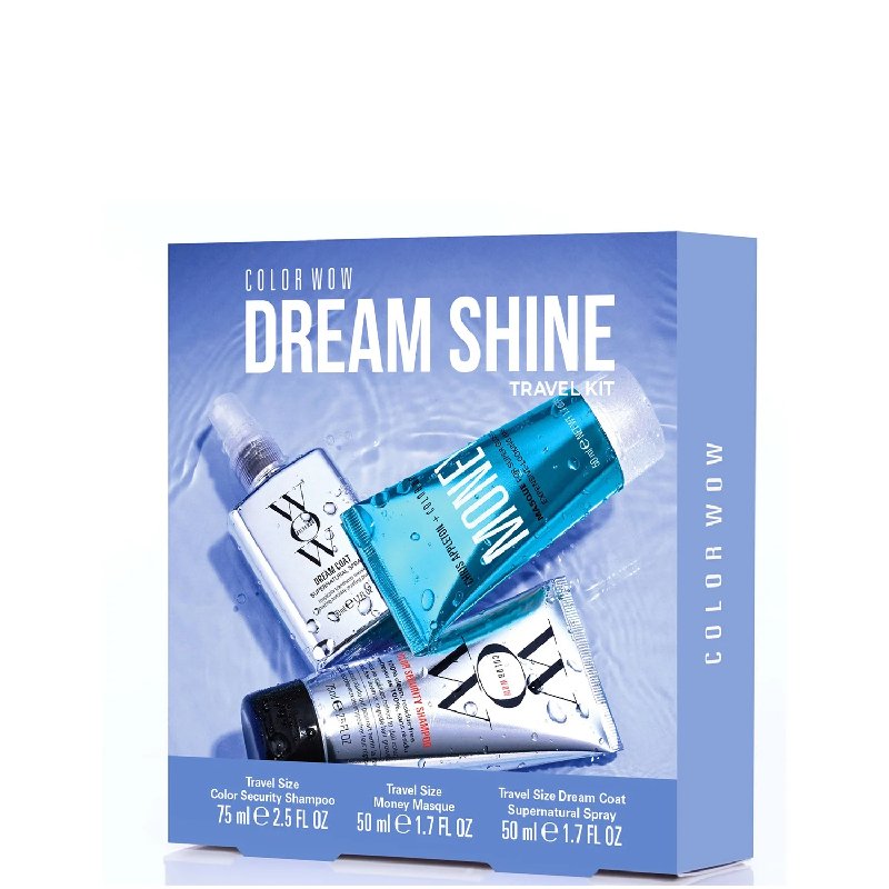 Color Wow Dream Shine Kit with Travel Shampoo, Masque & Spray