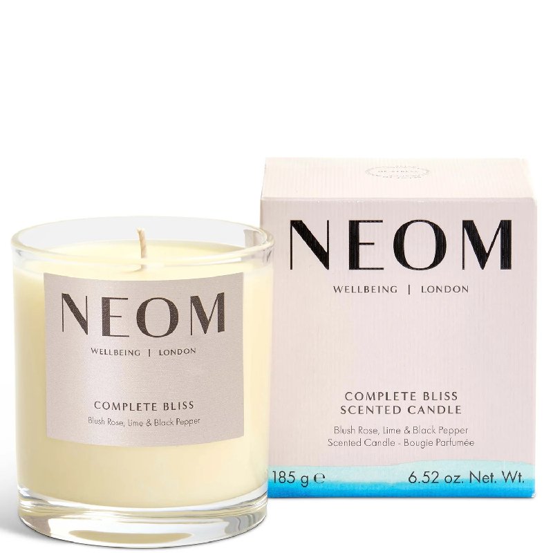 NEOM Wellbeing Complete Bliss Scented Candle, 35h Burn Time