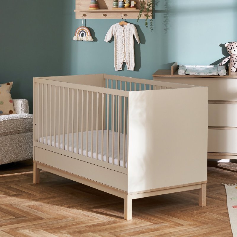 Obaby Astrid Cot Bed in Satin Finish