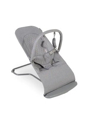 Red Kite Baya Baby Bouncer in Dove Grey with Toy Bar