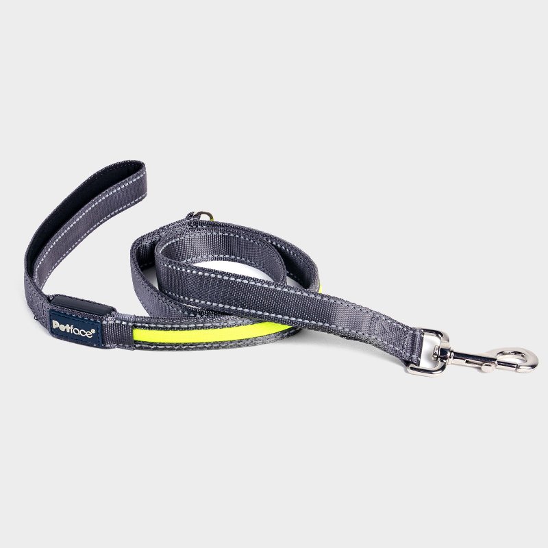 Petface Reflect Flashing Yellow Dog Lead