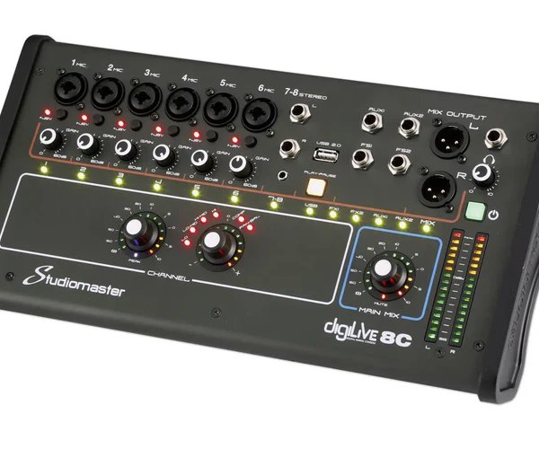 Studiomaster Digilive 8C 8-Input Digital Mixing Console