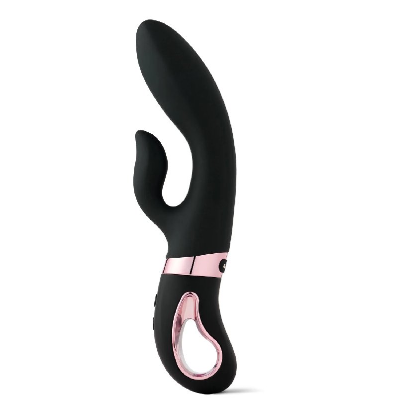 So Divine Black Magic Rechargeable Rabbit Vibrator - 12 Functions