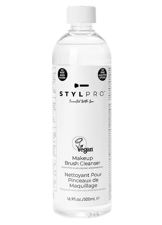 STYLPRO Makeup Brush Cleanser Solution - 500ml Travel Size