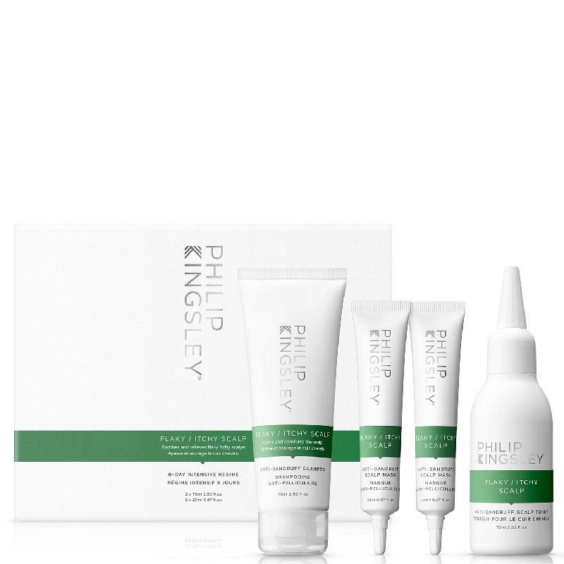 Philip Kingsley Flaky/Itchy Scalp 8-Day Kit with 20ml Mask, 75ml Shampoo & Toner