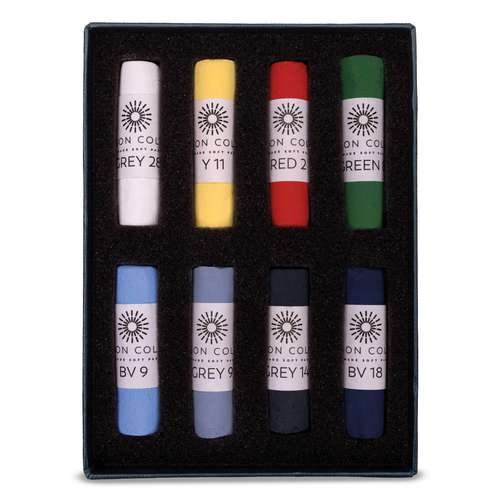 Unison Colour Handmade Small Stick Soft Pastels — Starter Set of 8