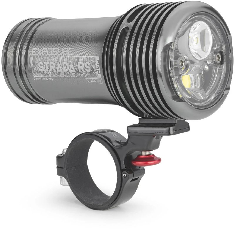Exposure Lights Strada MK12 Road AKTiv Front Bike Light with Remote Switch, Dark Grey