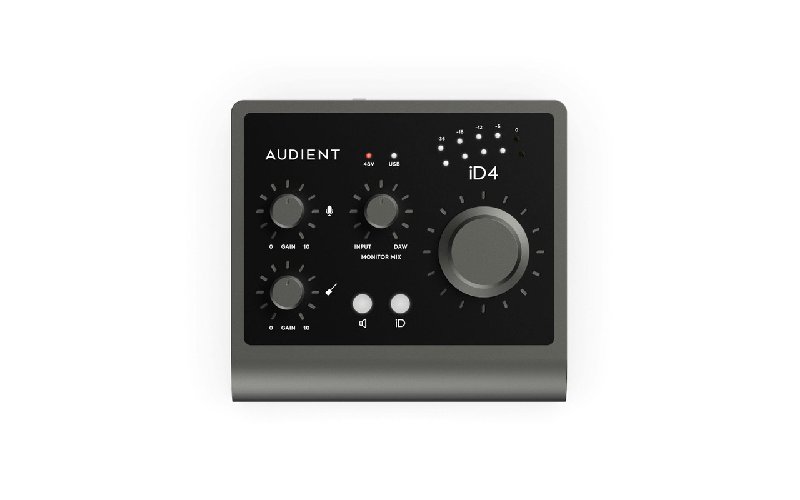 Audient iD4 MK2 USB Audio Interface with Scroll Control