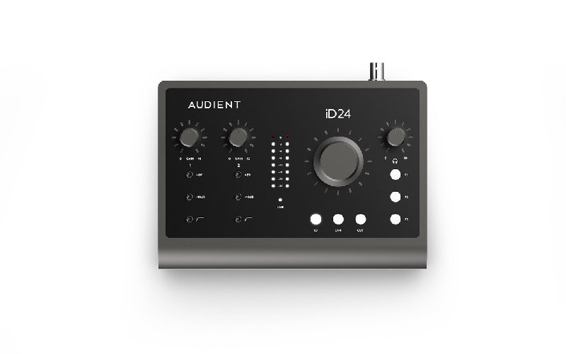 Audient iD24 Audio Interface with 10-in/14-out, Scroll Control and Loopback