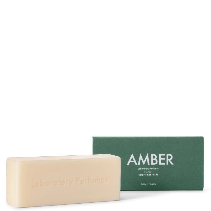 Laboratory Perfumes Amber Soap Bar with Jojoba Oil and Shea Butter