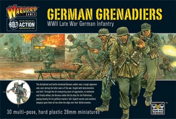 Warlord Games Bolt Action German Grenadiers Plastic Miniatures