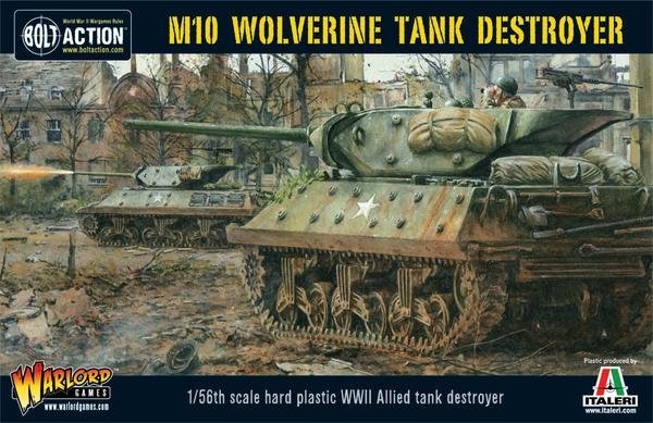 Warlord Games Bolt Action M10 Wolverine Tank Destroyer Plastic Model Kit