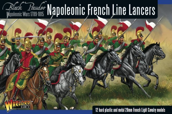 Black Powder Napoleonic French Line Lancers Box Set with 13 Figures