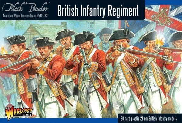 Black Powder British Infantry Regiment Box Set - 30 Plastic Miniatures