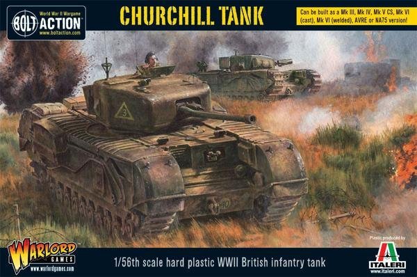 Warlord Games Bolt Action Churchill Infantry Tank Model Kit