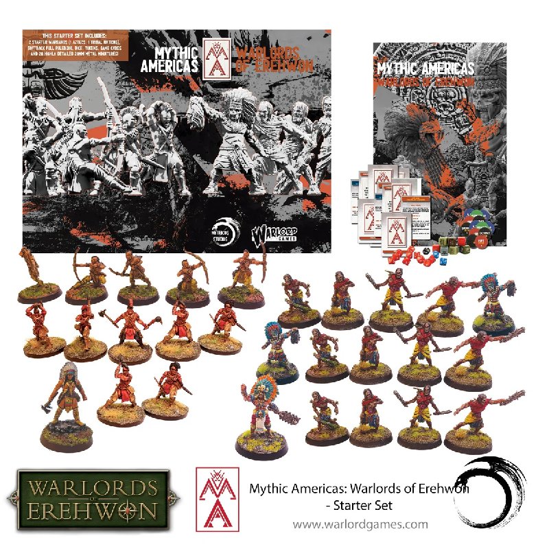 Warlords of Erehwon Mythic America Aztec & Nations Starter Set