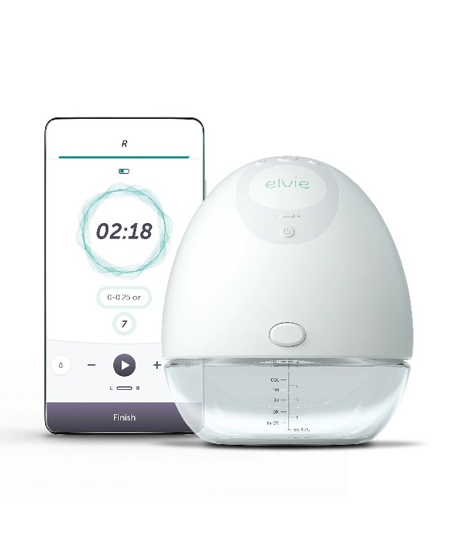 Elvie Single Electric Breast Pump with 150ml Capacity