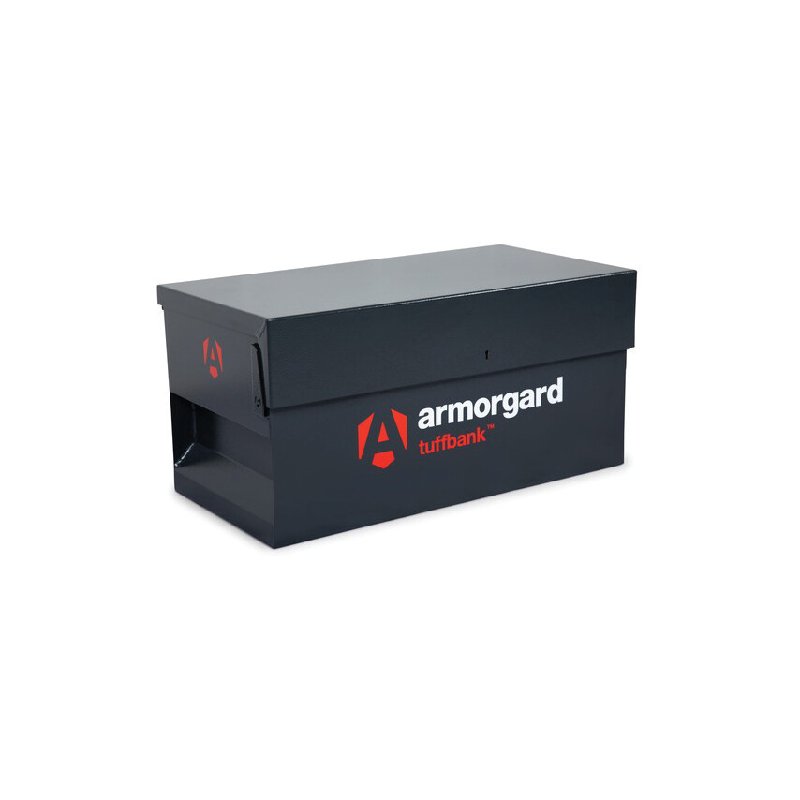 Armorgard Tuffbank TB1 Van Box, Heavy Duty Steel, 460mm x 950mm x 505mm, Dark Grey