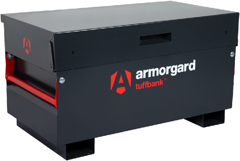 Armorgard TuffBank TB2 Site Box, 640mm x 1150mm x 615mm, Dark Grey
