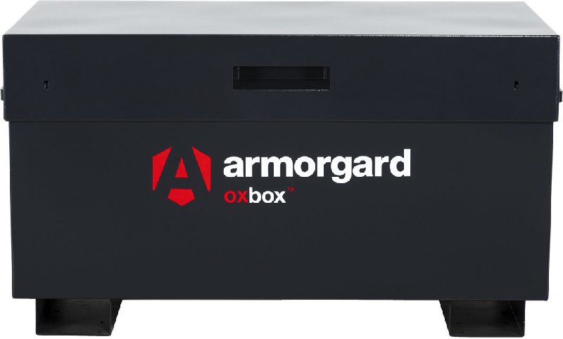 Armorgard OX3 Heavy Duty Steel Site Box, Dark Grey, 645mm x 1210mm x 625mm