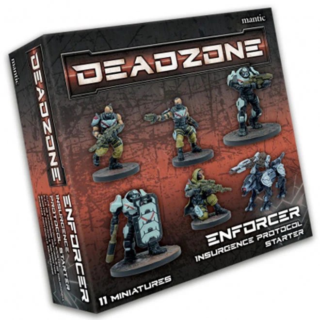 Deadzone 3.0 Enforcer Insurgence Protocol Starter Set with 11 Miniatures