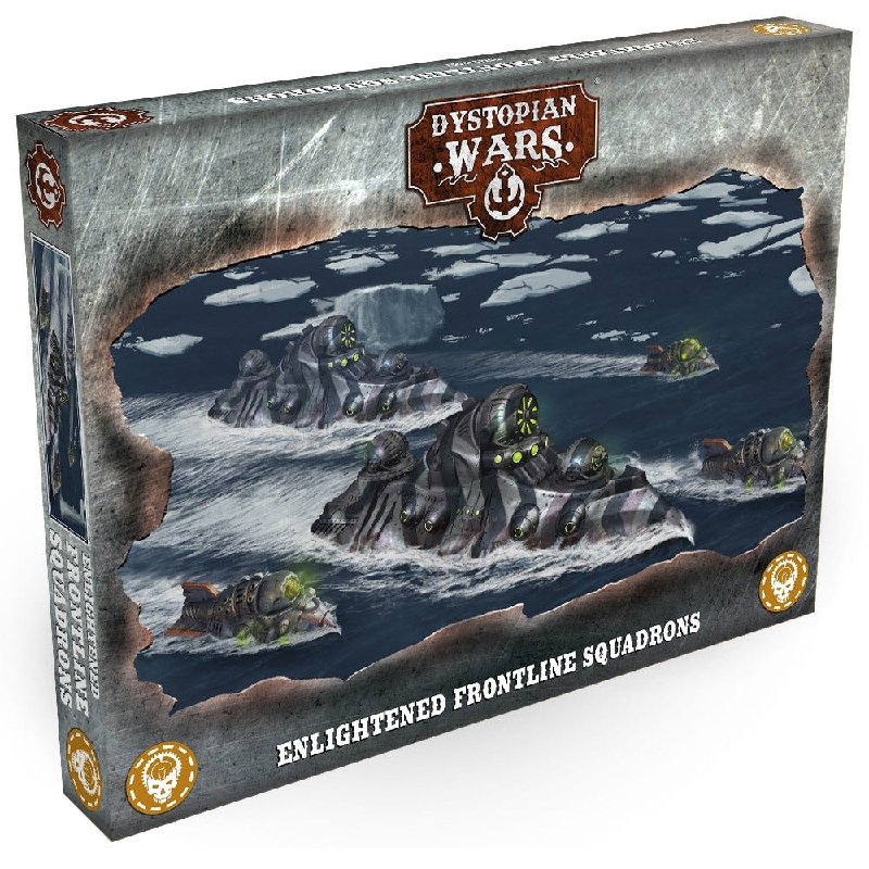 Warcradle Studios Dystopian Wars Enlightened Frontline Squadrons Miniature Set