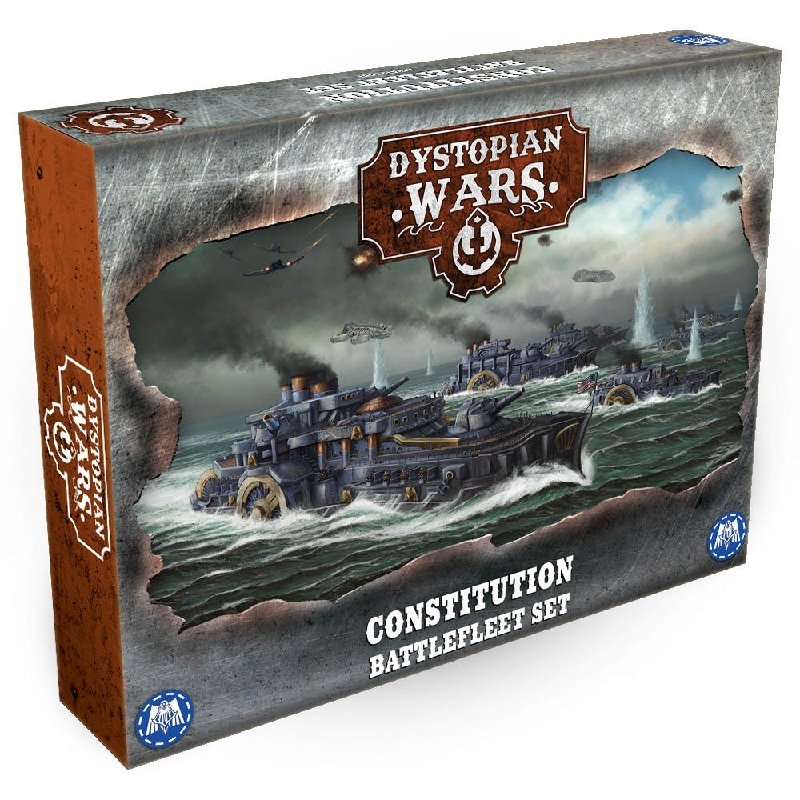 Dystopian Wars Constitution Battlefleet Set Expansion - Union Fleet Models