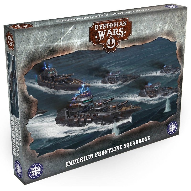 Dystopian Wars Imperium Frontline Squadrons Tabletop Miniature Set