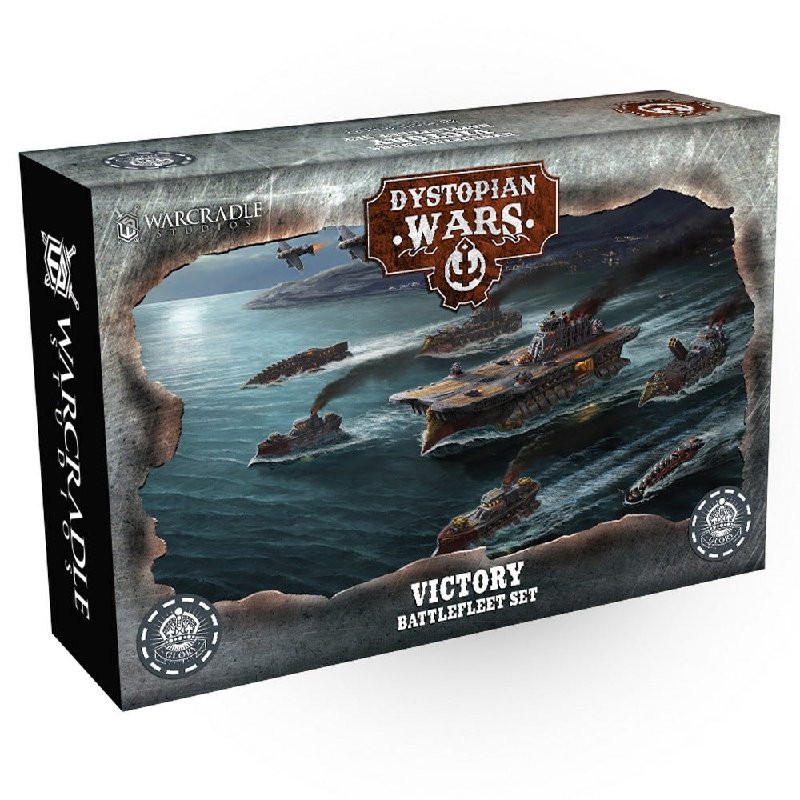 Dystopian Wars Victory Battlefleet Set Expansion - Unpainted Miniatures
