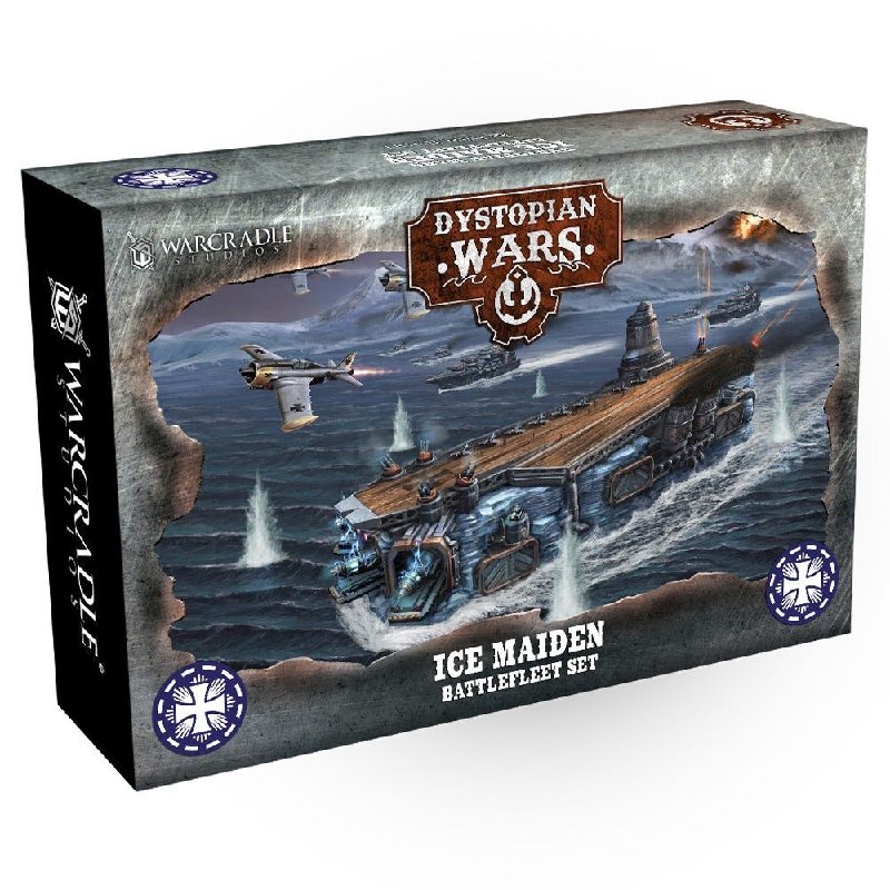 Dystopian Wars Ice Maiden Battlefleet Set Expansion - Unpainted Miniatures