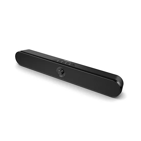 Majority Atlas Bluetooth PC Soundbar, 20W Portable Speaker - Black