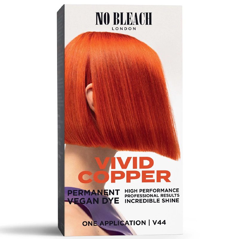Bleach London Vivid Copper Permanent Hair Colour Kit 60ml