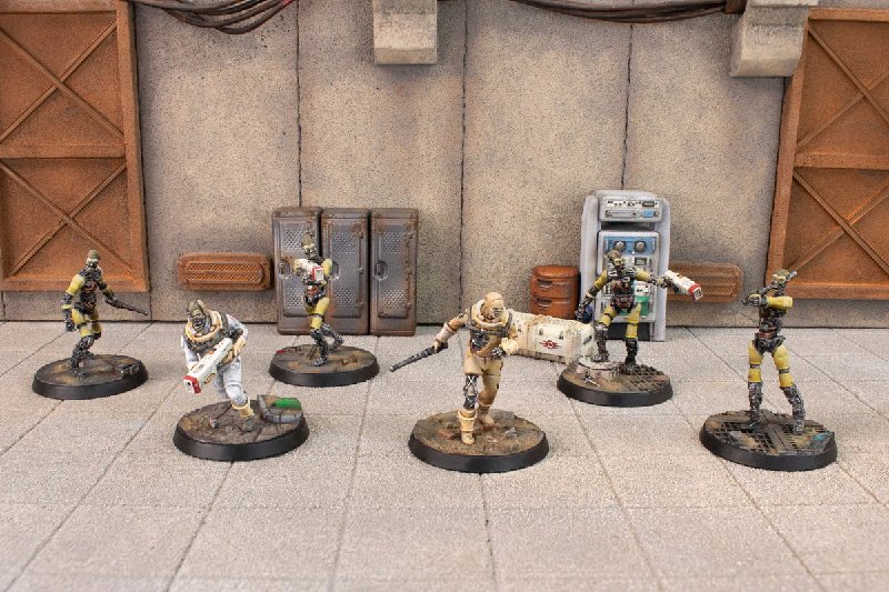 Fallout Wasteland Warfare Institute Synths Plastic Models Pack - 2x Gen 2 & 4x Gen 1 Synths