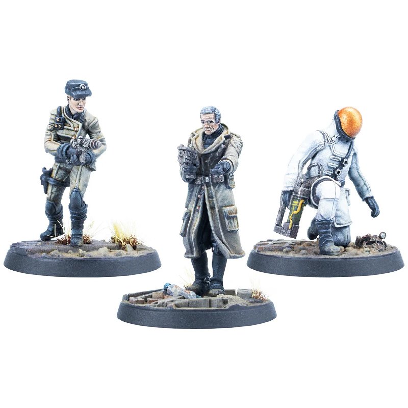 Fallout Wasteland Warfare Enclave High Command Miniature Pack