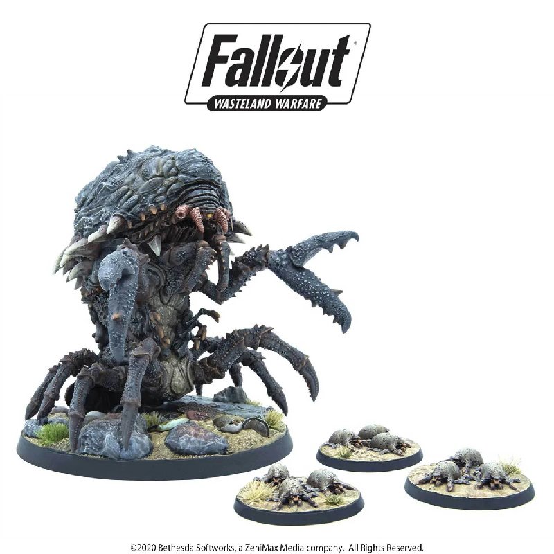 Modiphius Entertainment Fallout Wasteland Warfare Wasteland Creatures Mirelurk Queen Miniature